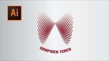 How to make halftone Easily  adobe illustrator tutorial color Halftone Effect 3D Revolve Map Artwork