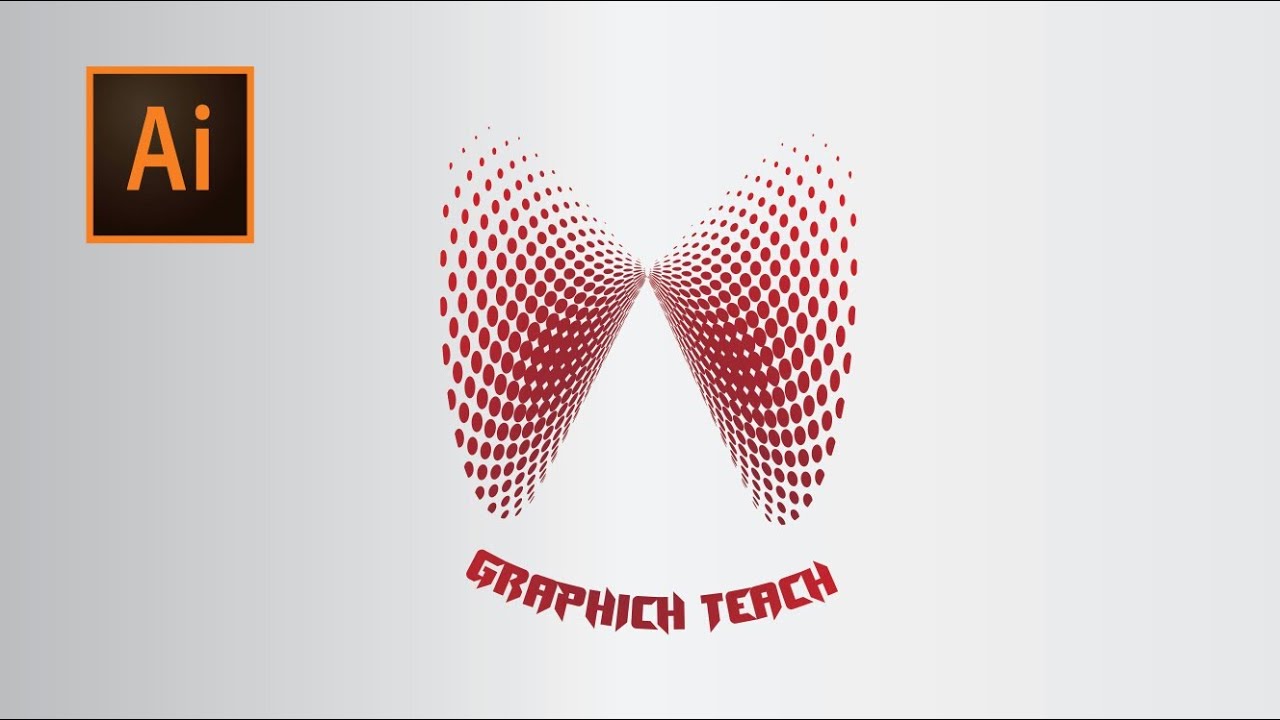 How to make halftone Easily adobe illustrator tutorial color Halftone ...