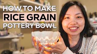 I Fixed My Biggest Pottery Failure! How to Make a Ceramic Rice Grain Bowl