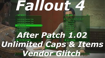 Fallout 4 Free Unlimited Caps & Items Vendor Glitch / Exploit After Patch 1.2! (Fallout 4 Glitches)