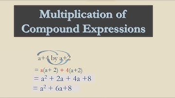 Lecture 34:   Multiplication of Compound Expressions