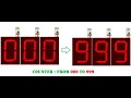 تصميم عداد من الصفر وحتى 999 Counter Design From 000 To 999 