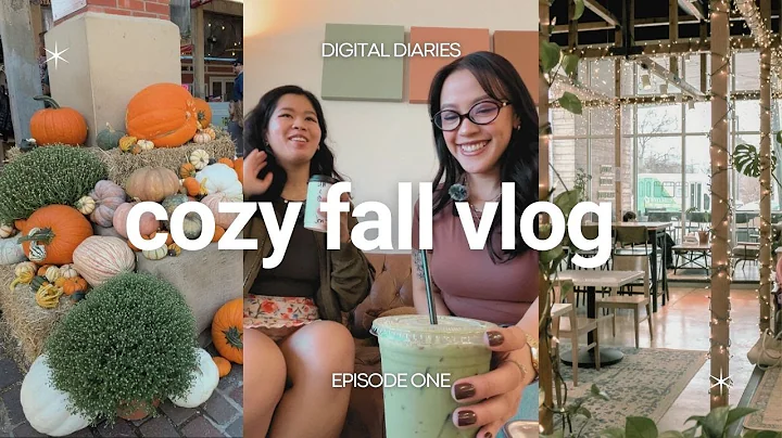 COZY FALL VLOG 🍂| Maple Matcha, Book Shopping & Romanticizing Fall Aesthetic