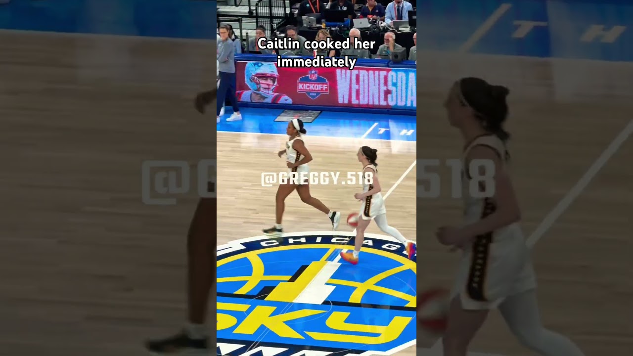 Caitlin Clark cooked Sky player after she tried to embarrass her #caitlinclark #wnba #basketball