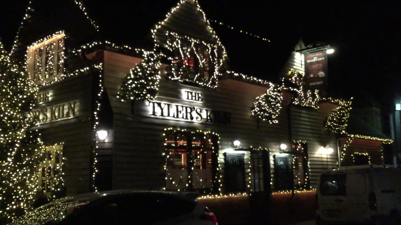Tylers Kiln Christmas lights switch on YouTube