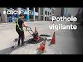 Tired of Montreal's potholes, this man's taking matters into his own hands