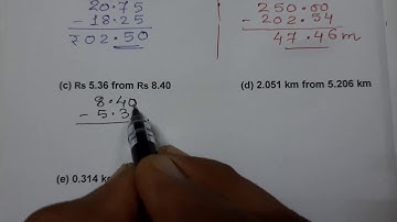 Q.1, Q.2,Exercise 8.6,Chapter 8, Decimals, Class VI, Maths