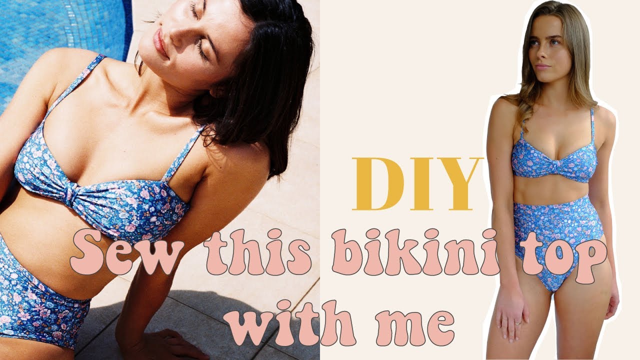 How to Make This Saucy Swimsuit Top (No Pattern Needed!) - Travel Her Style