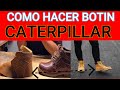 COMO HACER BOTIN CATERPILLAR - PASO A PASO