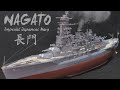 [艦船模型]1/700 日本海軍 戦艦 長門 IJN Battleship Nagato [Model Building#25]