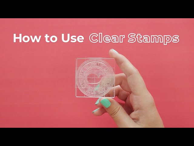 How To Use Clear Stamps for Journaling