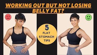 Working Out But NOT LOSING BELLY FAT? 5 Easy Home Remedies to Reduce Belly Fat Without Exercise