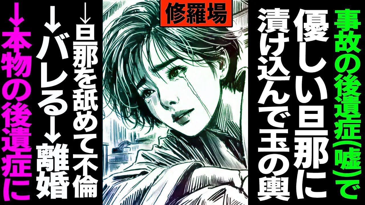 偽りの弱さで掴んだ結婚生活→慢心から始まった裏切りと破滅→全てを失った先で突きつけられた現実…嘘が本物に変わった因果応報の修羅場【セカイノナミダ】