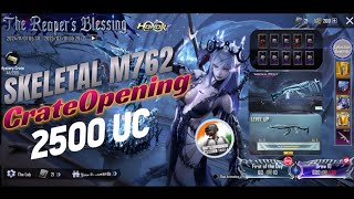 Skeletal Carver M762 Crate Opening 2500 Uc #bgmi #crateopening