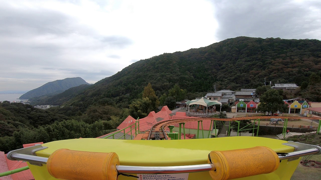 【4K 2160p・最前列】ジェットコースター (別府ラクテンチ、大分県)