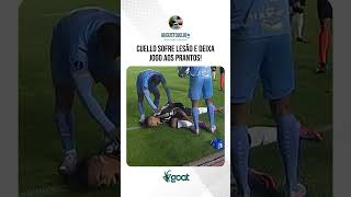 Cenas Fortes Os Exames Confirmaram Fratura E Lesão Ligamentar No Tornozelo Do Jogador.