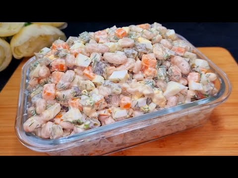 САЛАТ за 5 минут! Настолько вкусный, что на столе не останется! Такой можно и каждый день!