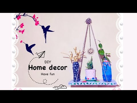 Home Decorative Idea DIY | Indoor Plants | Low budget | Living room