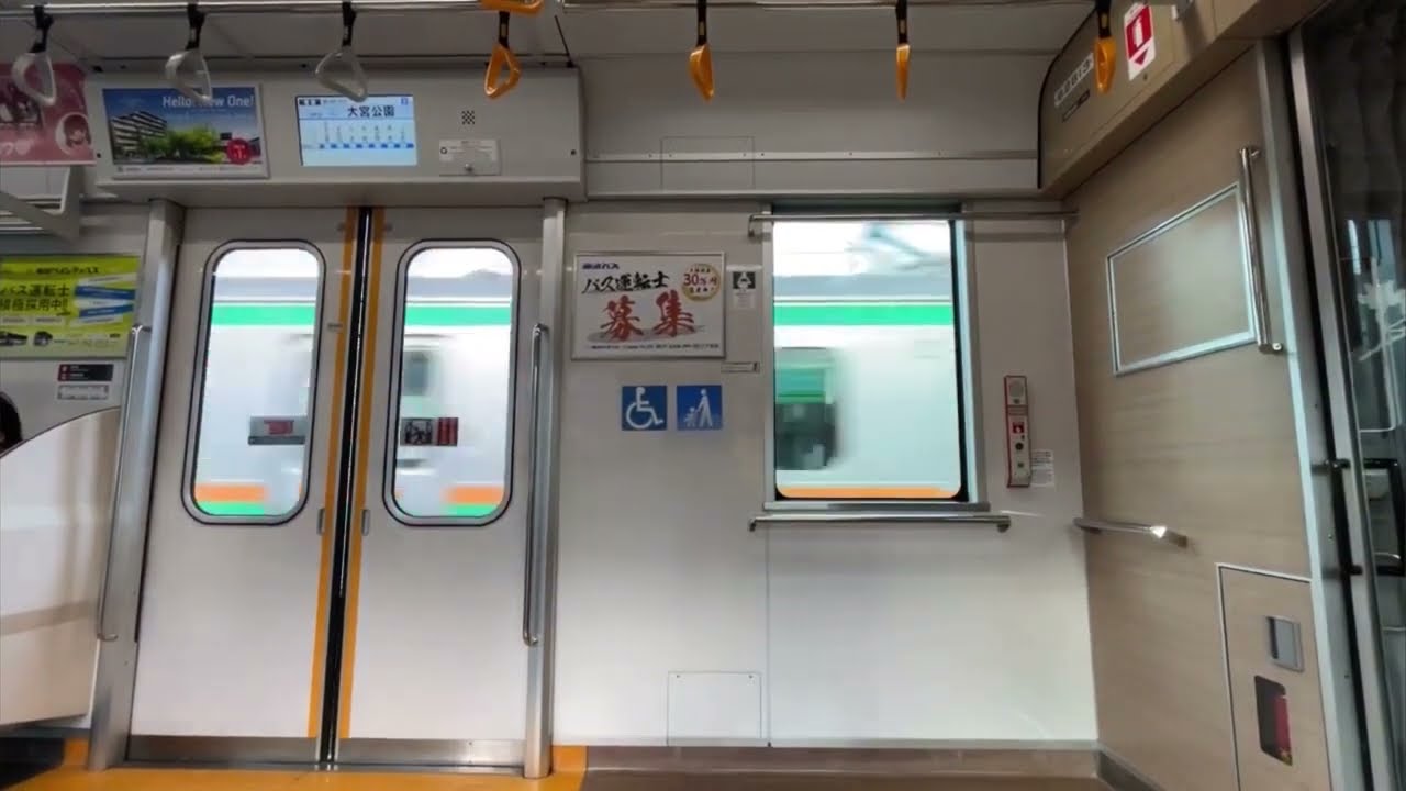 【日立IGBT-VVVF】東武60000系61613F走行音　大宮〜豊春