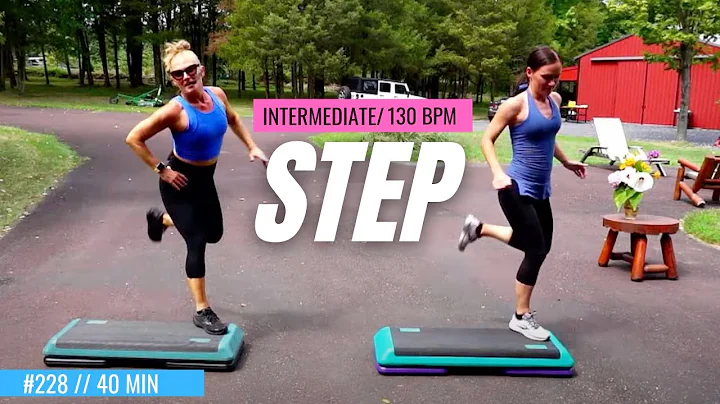 INTERMEDIATE STEP AEROBICS WORKOUT // 40 Minutes /...