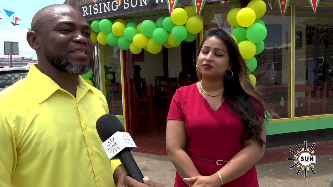 Eerste Surinaamse non-grape wijnwinkel geopend I SUN WEB TV I