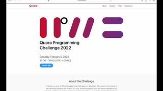 Quora Programming Challenge 2022