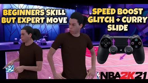 NBA2K21 BEGINNER DRIBBLE TUTORIAL (W/ HANDCAM) HOW TO SPEED BOOST GLITCH + CURRY SLIDE