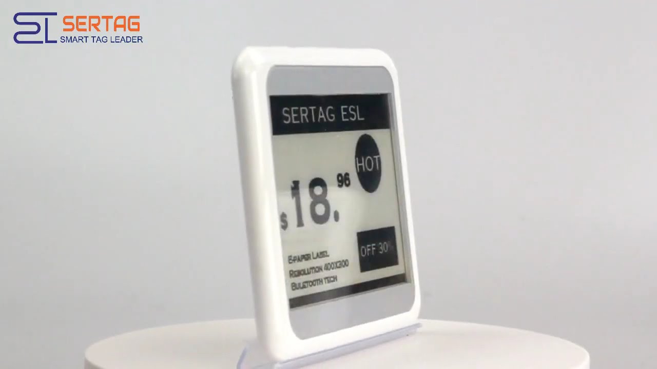 Smart Tag Epaper Sertag Color E-Ink Epaper Tag Bluetooth E-Paper Ink Display 2.4Ghz ...