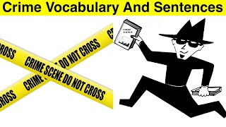 English Crime Aocabulary and Sentences