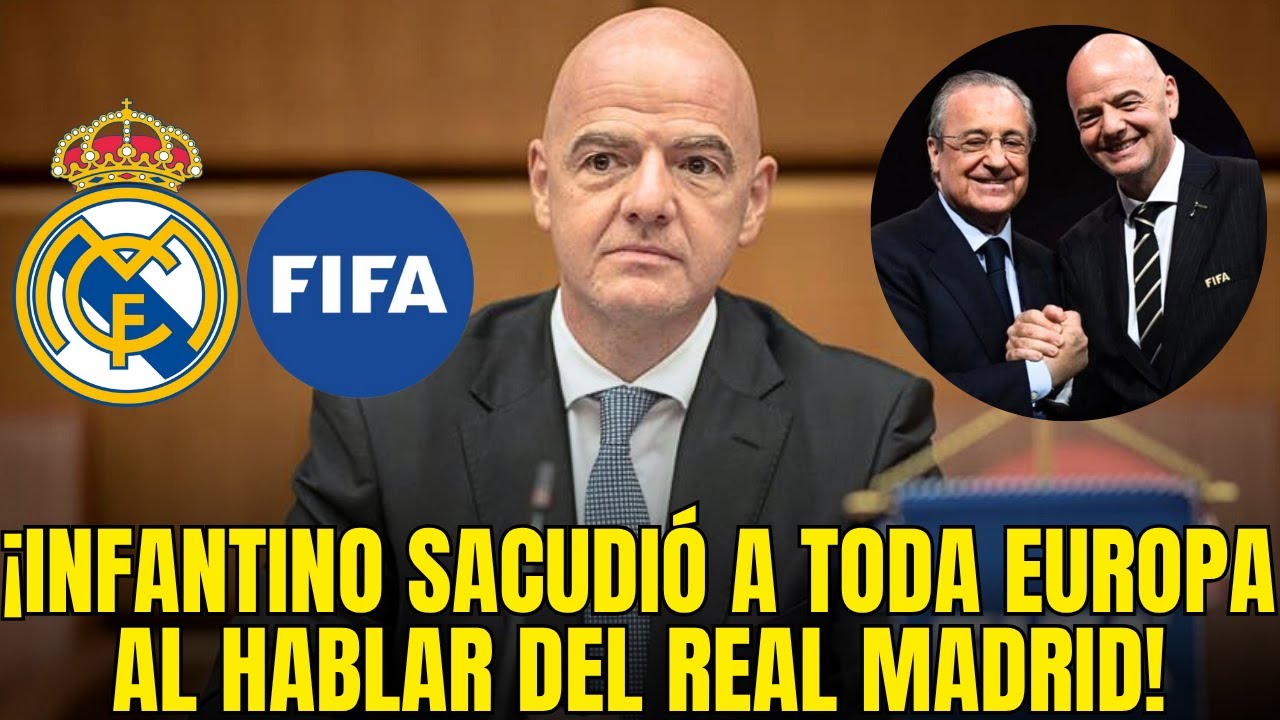 ¡EL PRESIDENTE DE LA FIFA ALUCINA CON EL REAL MADRID! ¡MIRA LO QUE DIJO ...