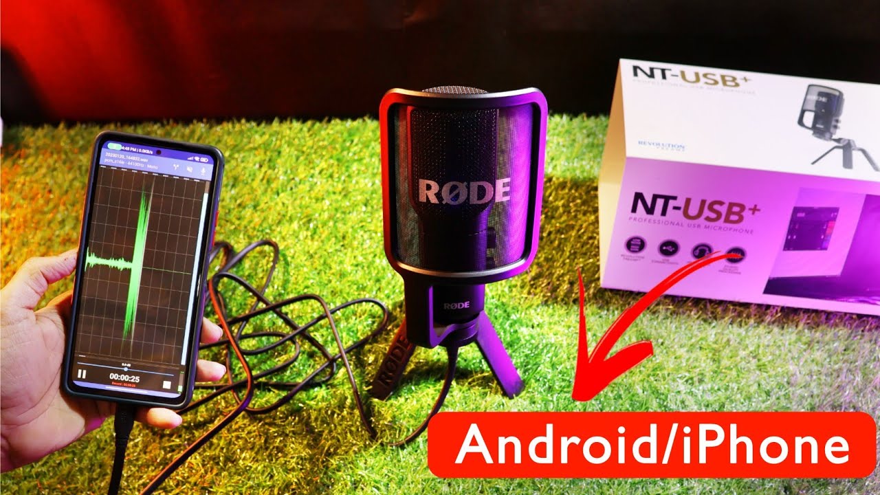 How to Use Rode NT USB+ Microphone With Android/iPhone Android Phone