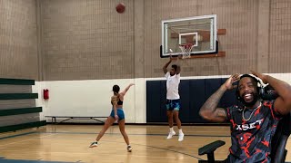 FLIGHT SHOT THE WORST BRICK I'VE EVER SEEN LOL! 1v1 Against 'D1' Female Hooper Rematch!