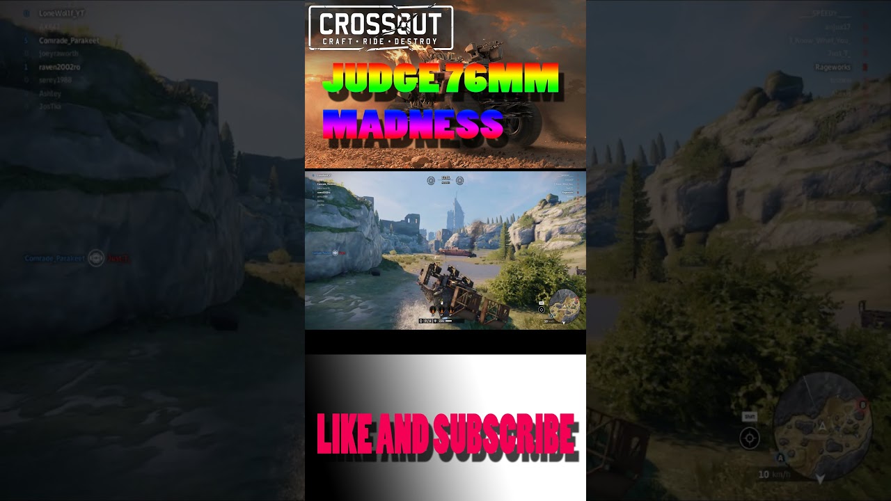 Crossout Rare JUDGE 76MM Cannon 