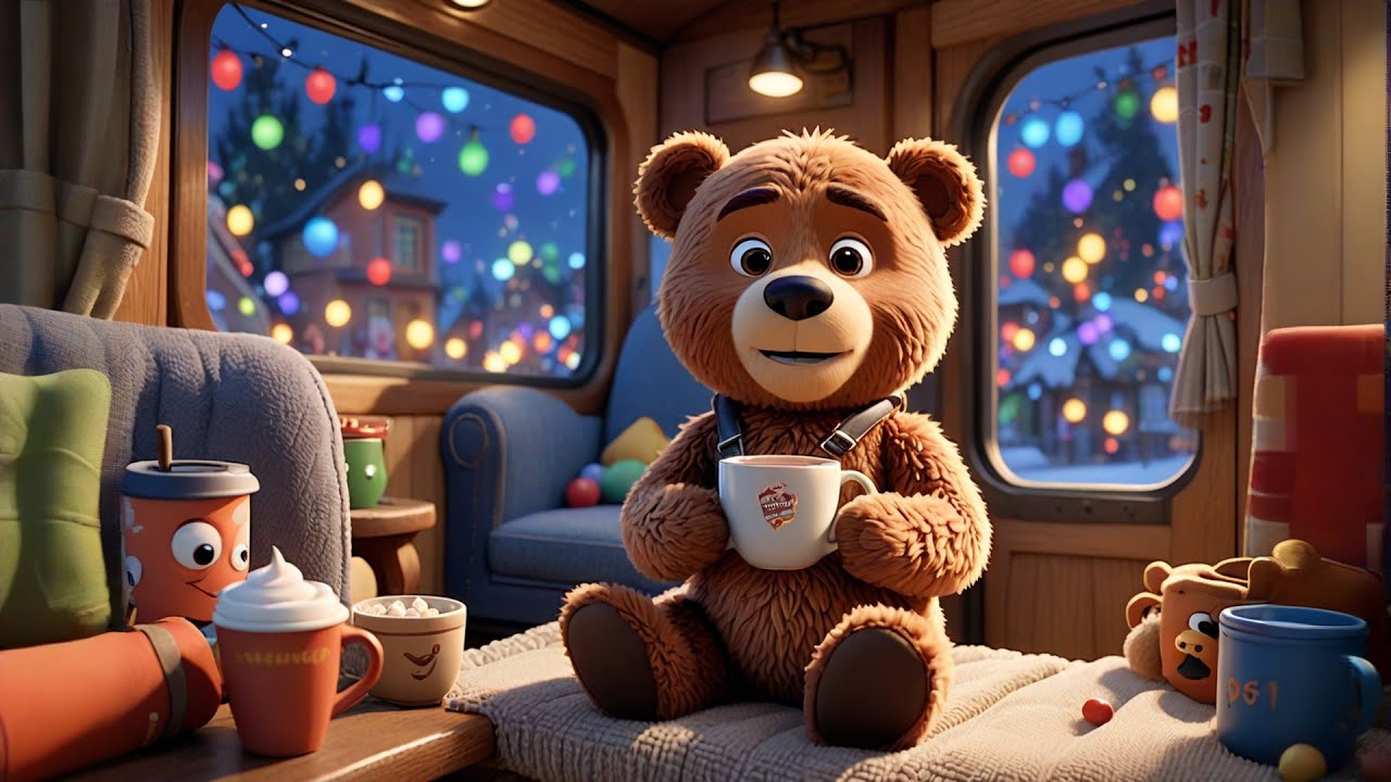 The Teddy Who Rode a Train 🧸🚂 | Adventure Song for Kids | Learn with Travel & Imagination