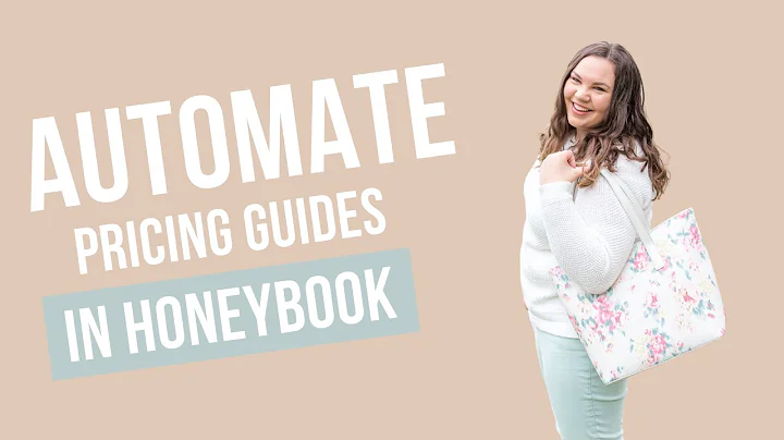Automating Pricing Guide In Honeybook