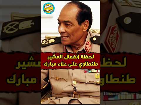 لحظة انفعال المشير طنطاوي على علاء مبارك