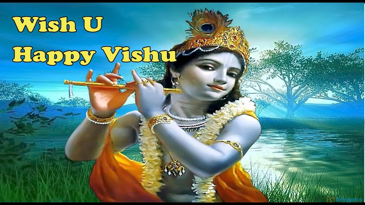 Happy Vishu Greeting card, SMS, Wishes, Text Messages, Whatsapp video