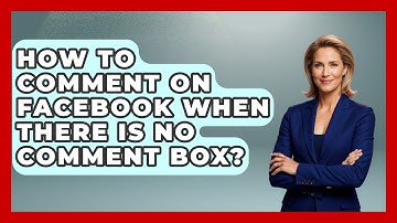 How To Comment On Facebook When There Is No Comment Box? - Everyday-Networking