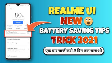 Realme Ui Battery Saving Tips ||  realme battery draining problem solution || All Realme Phones