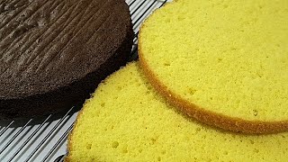 Ручным миксером готовим ВОЗДУШНЫЙ-ПОРИСТЫЙ БИСКВИТ/Vanilla and chocolate biscuit