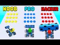 NOOB vs PRO vs HACKER - Blaster Racer