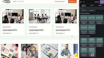 Image column snippet customization video odoo | odoo 15 | Snippets