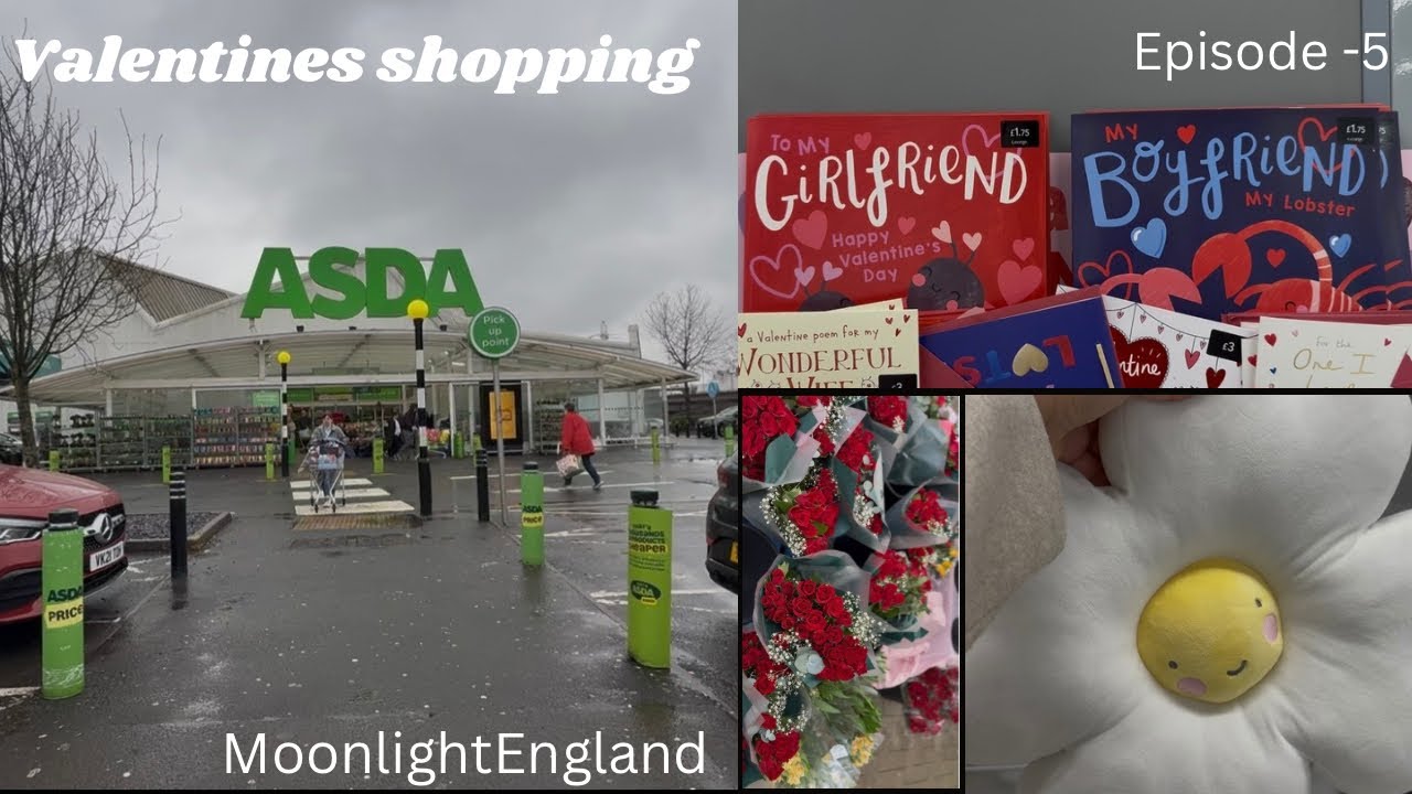 Valentine special❤️| Shopping in Asda 2026 🌸| living life in England🇬🇧| cozy weekend🎀|