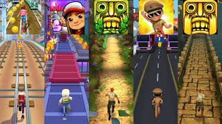 Subway Princess Runner 🆚 Temple Run 2 🆚 Subway Surfers 🆚 Little Singham 🆚 Temple Run screenshot 1