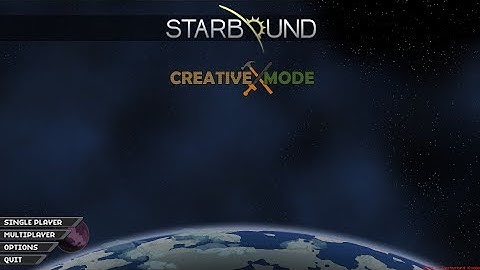 Starbound Creative mode mod