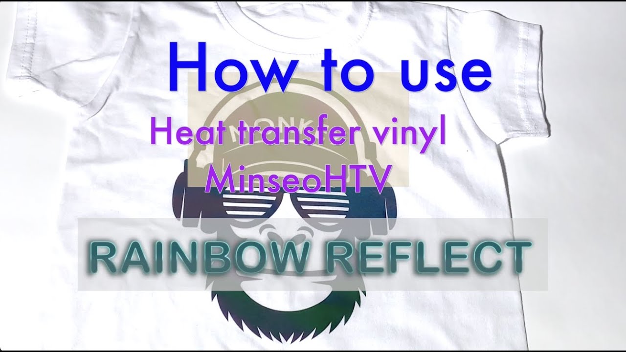 Rainbow Reflective Heat Transfer Vinyl- Minhui Luminous