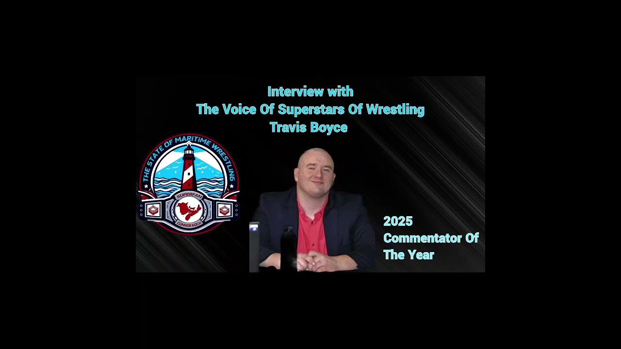 Interview with The Voice Of Superstars Of Wrestling and 2025 Commentator of the year Travis Boyce 