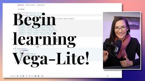 Unveiling Vega-Lite Intro: Effortless Interactive Visualizations with Dr. Padilla
