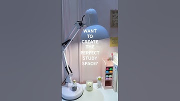 How to Create the Perfect Study Space?🧐 #aestheticstudy #desktop #study #shorts