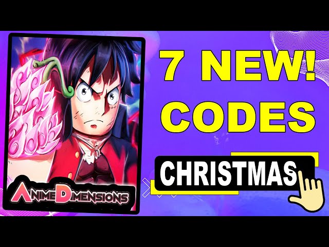 Anime Dimensions New BEST Christmas Characters! [Roblox Anime Dimensions  Simulator Update Codes] 